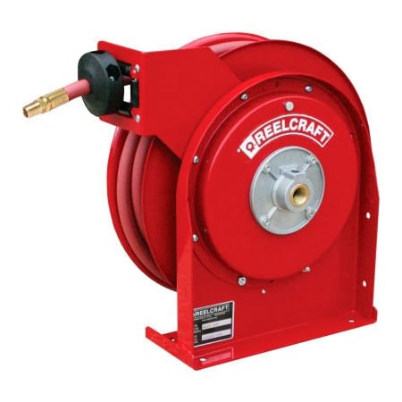Reelcraft 4420 OLP 1/4"x20' 300 PSI Premium Duty All Steel Spring Retractable Compact Hose Reel 4420 OLP